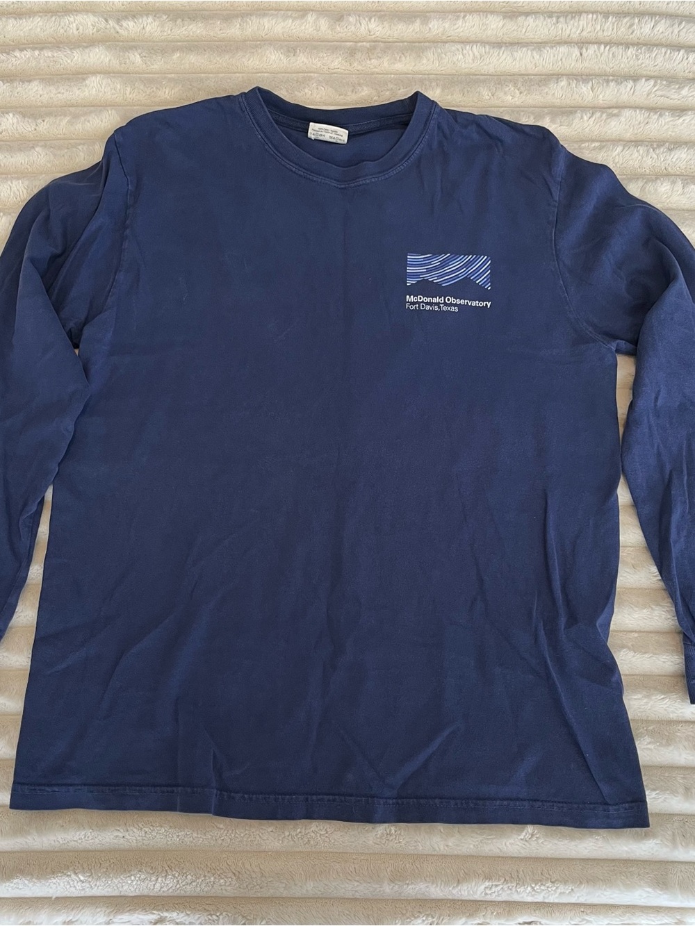 McDonald Observatory Long Sleeve Tee - Navy